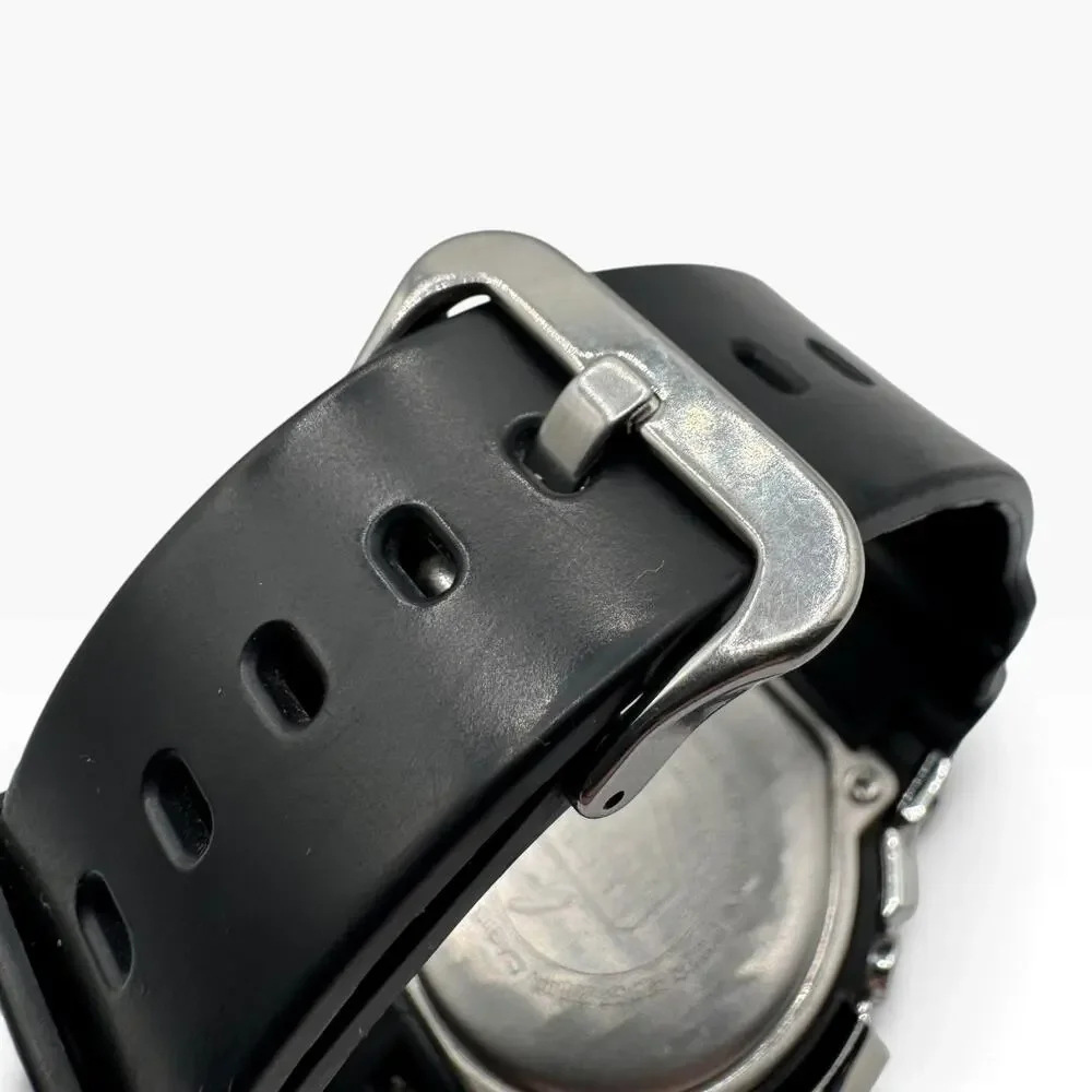 Casio G-Shock GM-6900-1 Silver Metal Digital Watch Black Resin 3230 200M